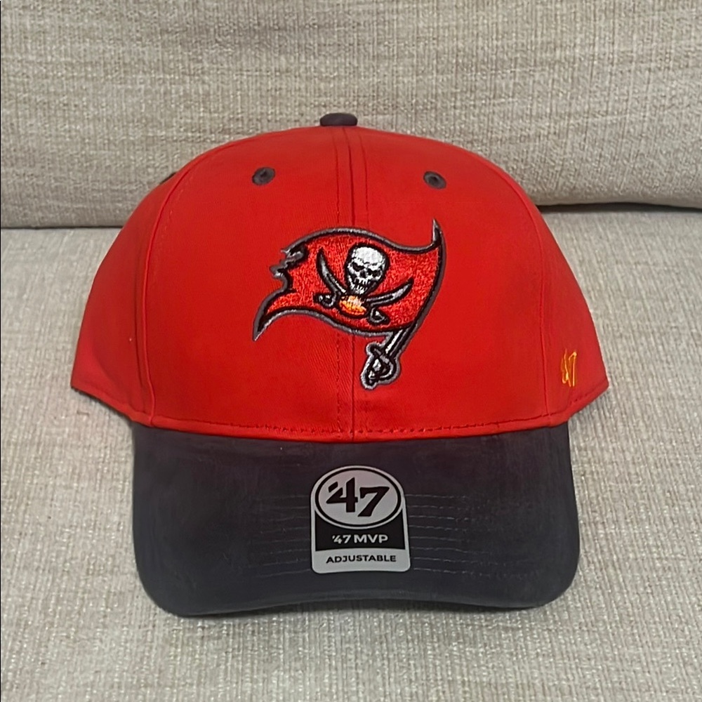 '47 Brand Red and Black Tampa Bay Buccaneers Cap